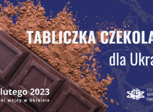 Plakat akcji - Tabliczka czekolady dla Ukrainy