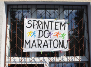 Plakat akcji "Sprintem do maratonu"