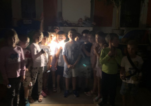 Nocne zwiedzanie przedszkola.