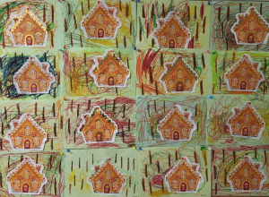 Prace plastyczne w grupie 4