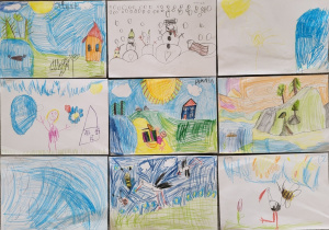 Rysunki dzieci - Pory roku