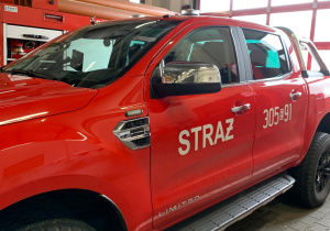Samochód straży pożarnej.