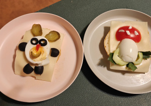 Praca konkursowa "Kreatywnie na talerzu".