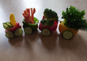 Praca konkursowa "Kreatywnie na talerzu".