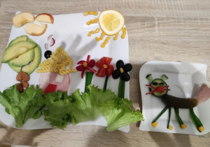 Praca konkursowa "Kreatywnie na talerzu".