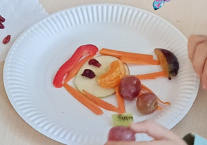 Praca konkursowa "Kreatywnie na talerzu".