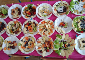 Praca konkursowa "Kreatywnie na talerzu".