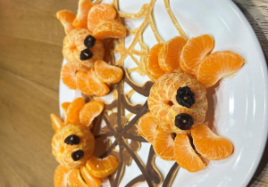 Praca konkursowa "Kreatywnie na talerzu".