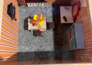 Makieta domku misia Uszatka.