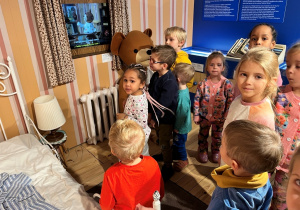 W pokoju Misia Uszatka.