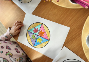 Kolorowanie mandali.