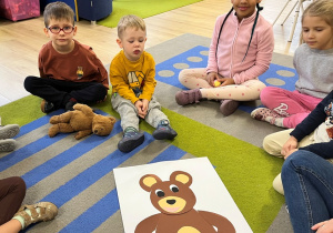 Miś - praca plastyczna.