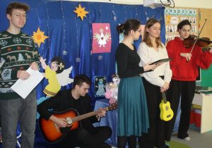 Kolędowanie ze studentami.