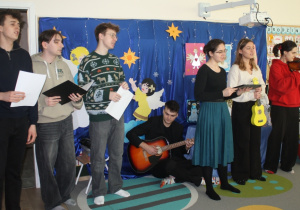 Kolędowanie ze studentami.