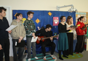 Kolędowanie ze studentami.