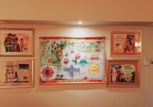 Dekoracje w teatrze.