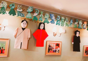 Dekoracje w teatrze.