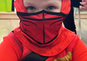 Dziecko w przebraniu.