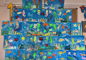 Rafa koralowa - prace grupy 1.