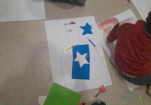 Zdjecie gotowej pracy jednego z dzieci.