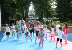 Zajęcia z trenerem judo.