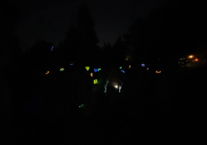 Nocna dyskoteka na tarasie.
