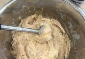 Gotowe lody bananowe.
